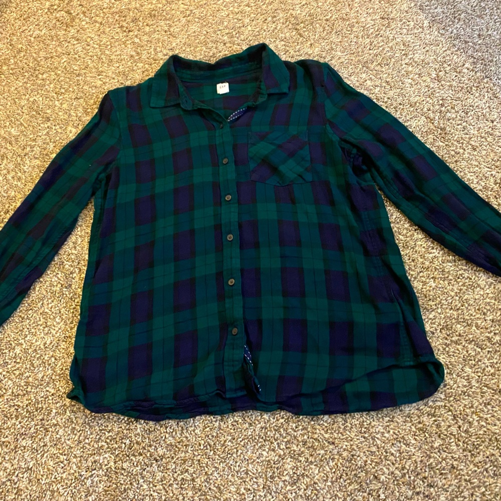 Plaid button up